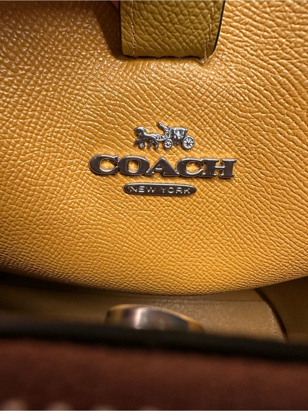 Coach Mollie Bucket Bag CA214 Denim Leather Blue NWOT + Dust Bag + COA - Picture 16 of 16